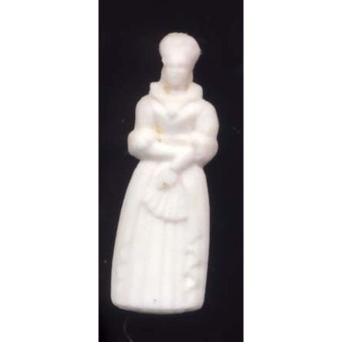 Fève Blanche En Plastique Marquise