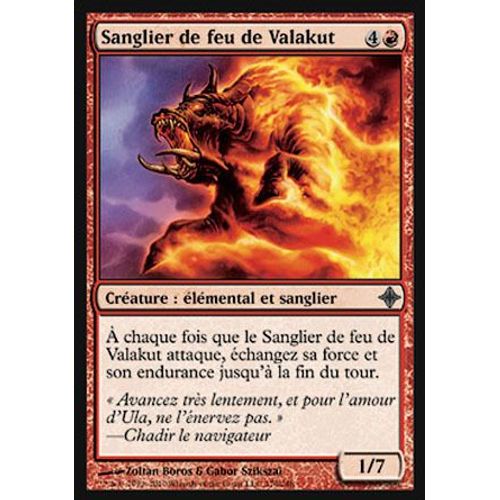 Sanglier De Feu De Valakut - Magic Mtg - L'ascension Des Eldrazi 170 - U