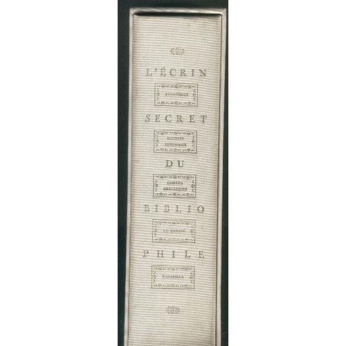 L'écrin Secret Du Bibliophile : Sonnets Luxurieux De Pierre L'arétin - Folastries De Ronsard - Petits Contes Phalliques - Le Canapé Couleur De Feu - Parapilla Par Charles Bordes