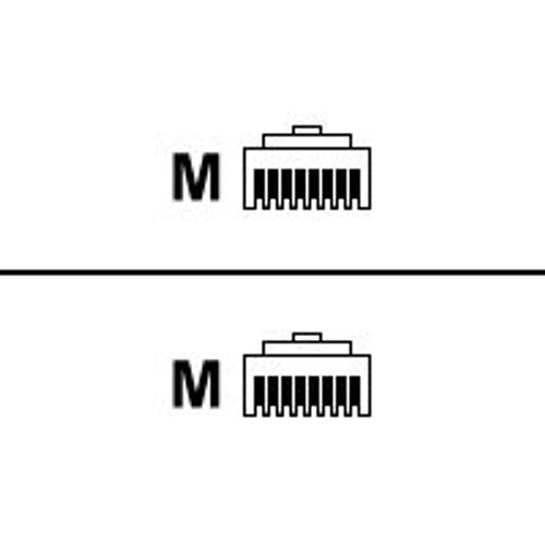 MicroConnect - Câble réseau - RJ-45 (M) pour RJ-45 (M) - 1 m - UTP - CAT 6a - sans halogène - gris