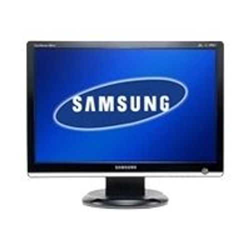 Samsung SyncMaster 206BW - Écran LCD - 20" - 1680 x 1050 - TN - 300 cd/m² - 800:1 - 2 ms - DVI-D, VGA - noir brillant