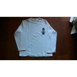 T-Shirt Manches Longues Blanc Cassé 3 Suisses