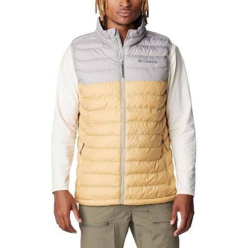 Powder Lite¿ Vest - Doudoune Homme Light Camel / Flint Grey S - S