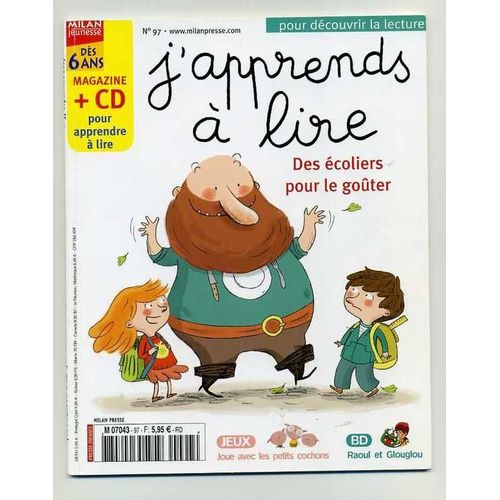 J'apprends À Lire  N° 97 : Des Écoliers Pour Le Goûter