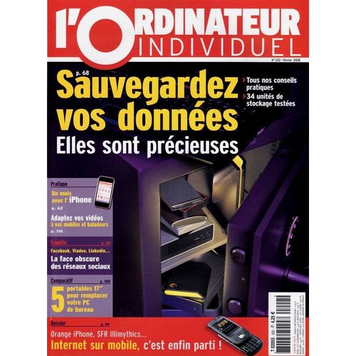 L'ordinateur Individuel 202  N° 202 : Sauvegardez Vos Données
