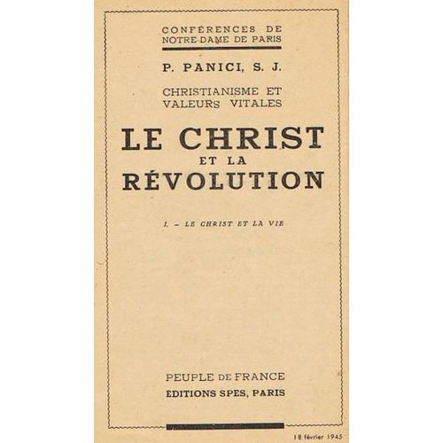 Le Christ Et La Révolution - En 6 Tomes
