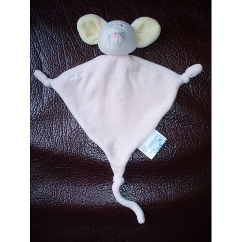 Doudou Souris Rose Babygro