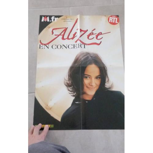 Affiche Collector Chanteuse Alizée