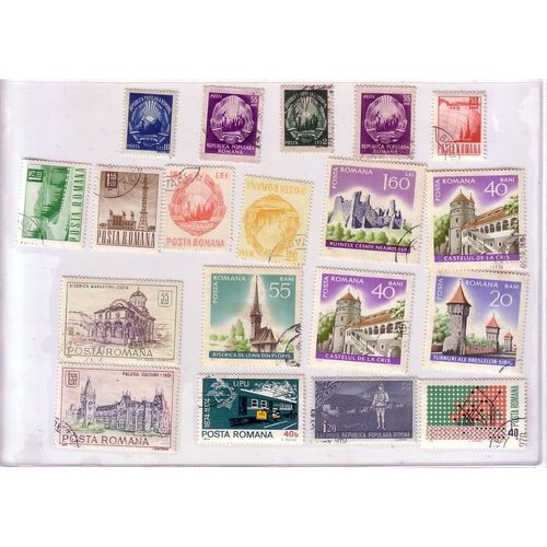 Roumanie , Lot De 19 Timbres Des Années 50 À 70