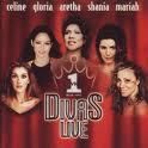 Affiche Diva Live 1998 Celine Dion, Gloria Estefan, Shania Twain, Aretha Franklin, Mariah Carey