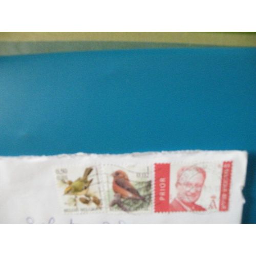 1 Enveloppes Oblitérées Comprenant 3 Timbres De La Belgique