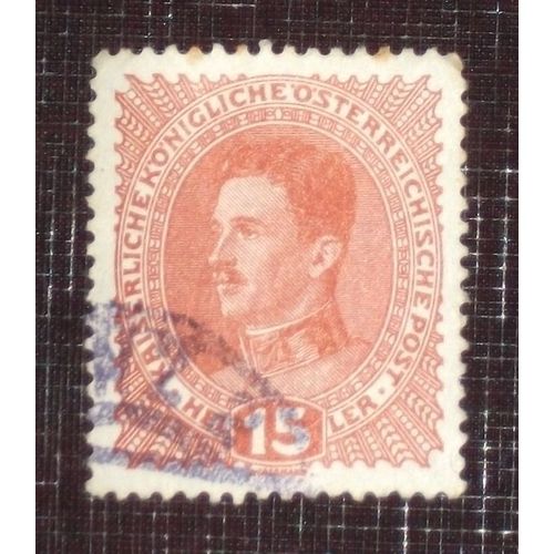 Autriche N° 162 Oblitéré De 1917 - 15h Brun-Rouge « Charles 1er »