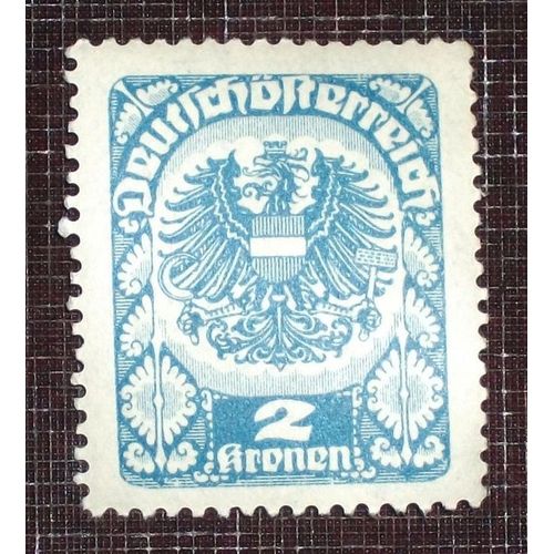 Autriche N° 226 Neuf Sans Charnière De 1920-21 - 2k Bleu « Armoiries »