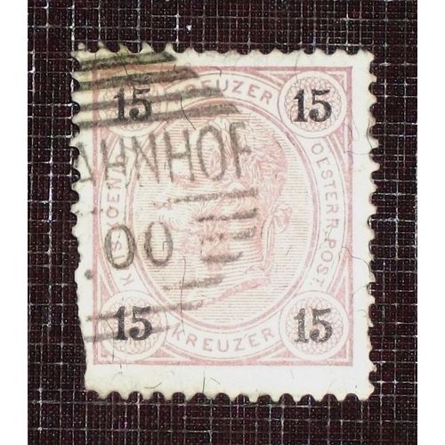 Autriche N° 52 Oblitéré De 1890-96 - 15k Lilas-Brun