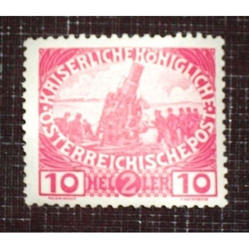 Autriche N° 140 Neuf Sans Charnière De 1915 - 10h+2h Rose « Artillerie »