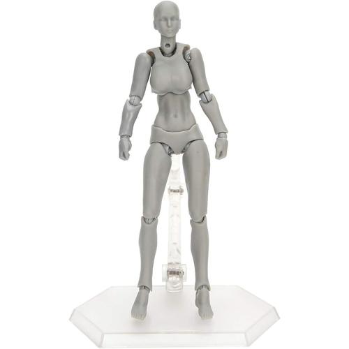 100 % neuf, solide et respectueux de l'environnement, mod¿¿le de figurine d'action d'artistes, mannequin de dessin pratique, accessoires de photographie pour mod¿¿le de figurine d'action (gris)