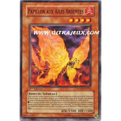 Papillon Aux Ailes Ardentes - Yu-Gi-Oh! - Sdws-Fr012 - C