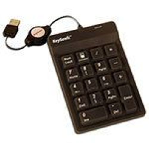 KeySonic ACK-118 BK - Pavé numérique - USB - allemand - Pour la vente au détail
