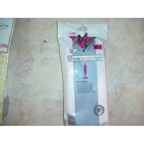 Menalux B10 - Sac aspirateur pour Tornado to610