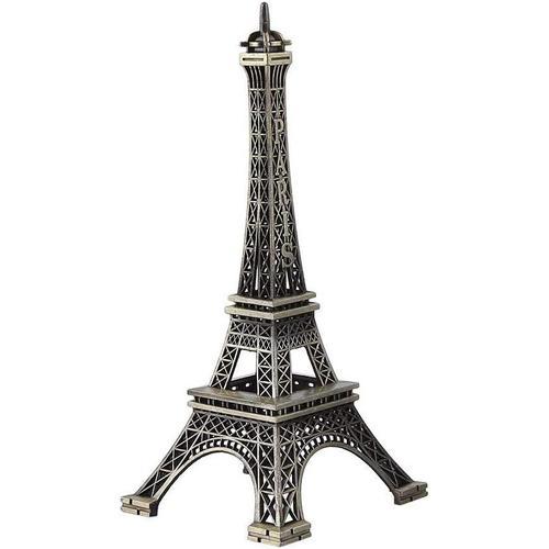 Mod¿¿le de la Tour Eiffel, Bronze Lourd Ton Paris Tour Eiffel Figurine Statue Vintage Alliage mod¿¿le d¿¿cor(25cm)