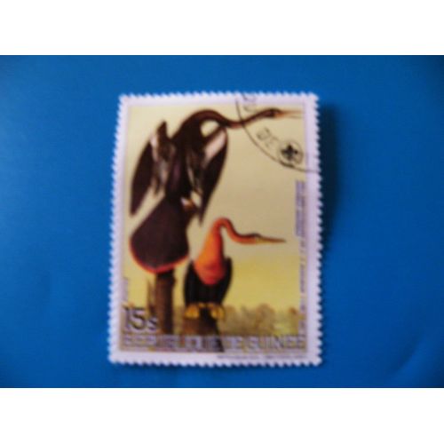 1 Timbre Oblitéré De La Republique De Guinee
