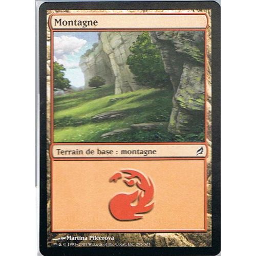 Foil Premium Montagne 295 - Magic Mtg - Lorwyn 295 - C