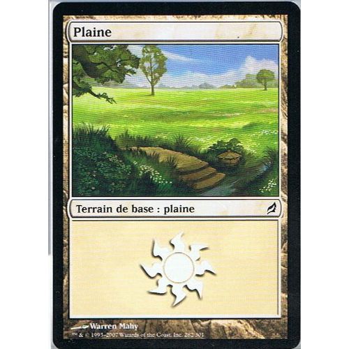 Foil Premium Plaine 282 - Magic Mtg - Lorwyn 282 - C