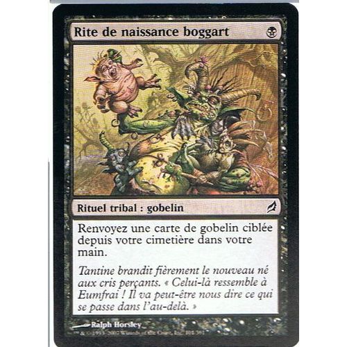 Rite De Naissance Boggart ( Boggart Birth Rite ) - Magic Mtg - Lorwyn 101 - C