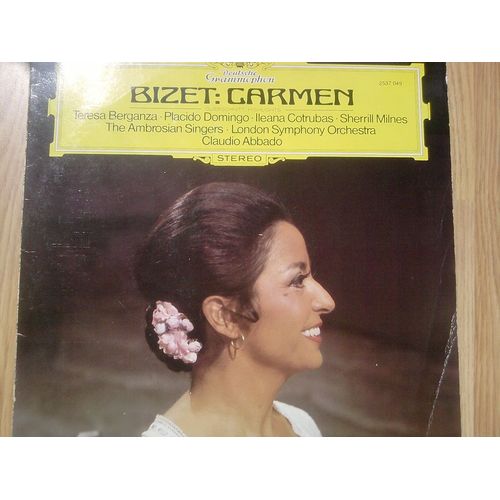 Disque Vinyle 33t Carmen ( Extraits) Par Le London Symphony Orchestra Sious La Direction De Claudio Abbado, Avec Placido Domingo