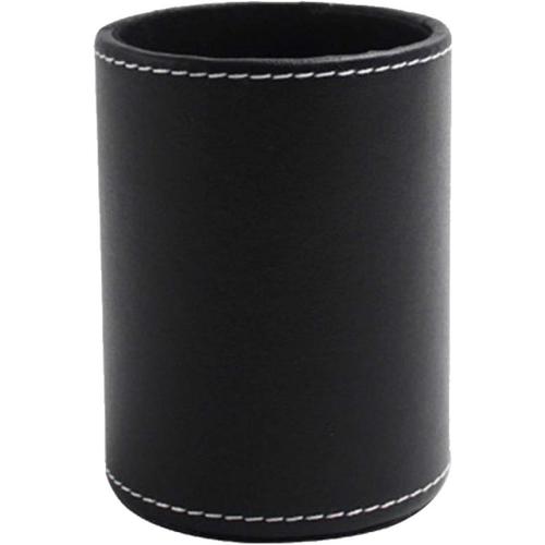 Porte-Crayons De Bureau, Porte-Stylo Rond En Cuir Pu Stylo Pot Stylo Tasse Pinceaux De Maquillage Support Organisateur D'affichage Pour L'¿¿Cole ¿¿ Domicile