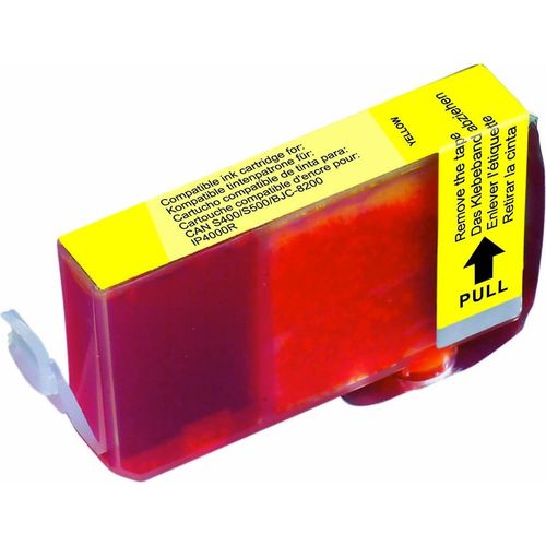 CARTOUCHE JET D ENCRE COMPATIBLE CANON BJC6000-S800 universal YELLOW pour CANON PIXMA iP3000