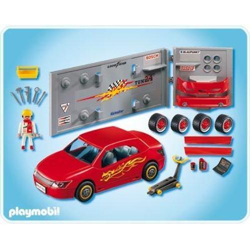 Garage automobile Playmobil City Life - Plateforme élévatrice - Cabriolet  rouge - 153 pièces - Cdiscount Jeux - Jouets