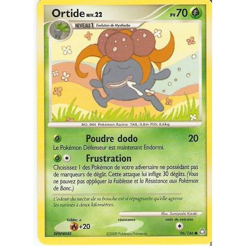 Carte Pokemon Ortide Niv 22 Pv 70 96/146