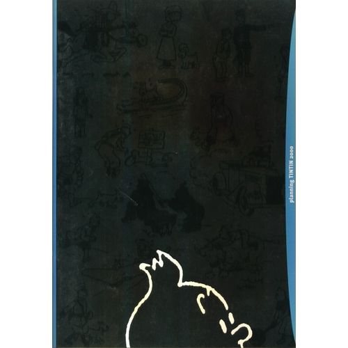 Tintin - Planning 2000 - Hergé-Moulinsart.