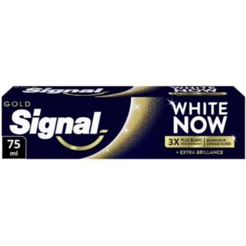 Dentifrice White Now Gold Extra Brillance Signal 75ml 