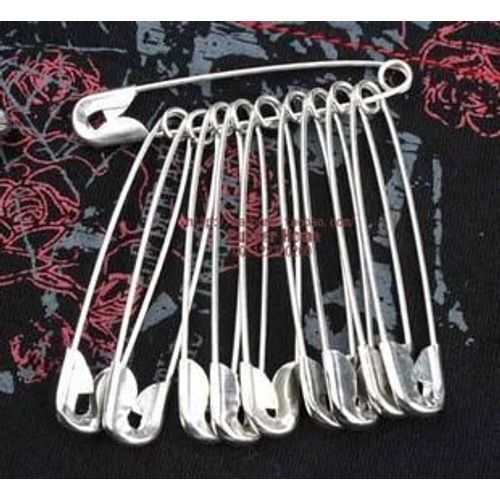 Accessoire Punk Gothique Lot De 10 Epingles  Black Sugar
