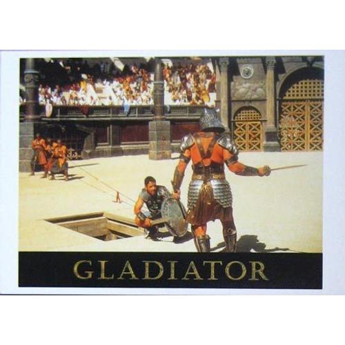 Carte Postale Gladiator  -  Russell Crowe