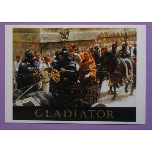 Carte Postale Gladiator  -  Connie Nielsen, Joaquin Phoenix