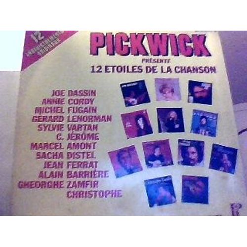 12 Etoiles De La Chanson  (Pickwick)