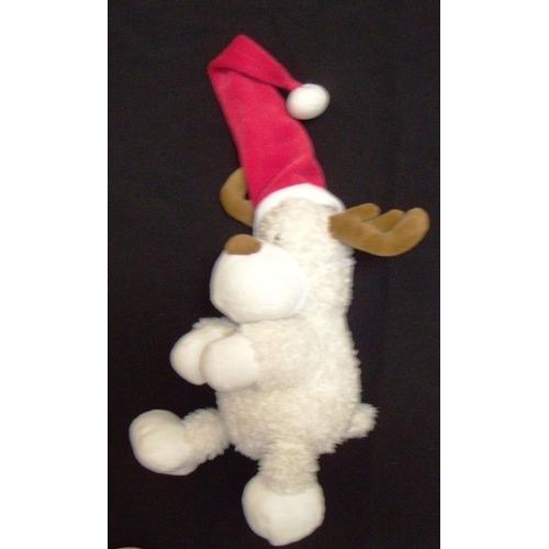 Peluche Renne Noel - 25 Cm