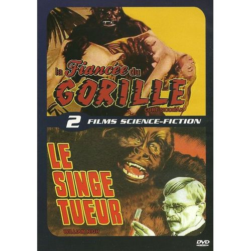 2 Films Science-Fiction - La Fiancée Du Gorille + Le Singe Tueur