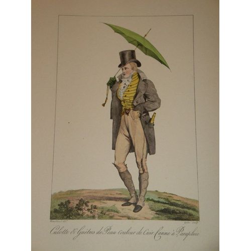 Modes,Costumes-Incroyables Et Merveilleuses-Horace Vernet- Culotte Et Guetres