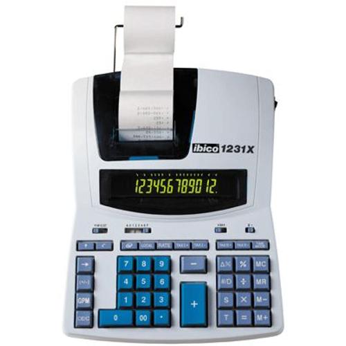 Calculatrice Imprimante De Bureau Ibico 1231x - 12 Chiffres