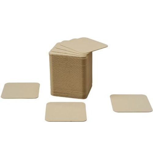 Dessous Verre Carre Blanc - Lot De 100