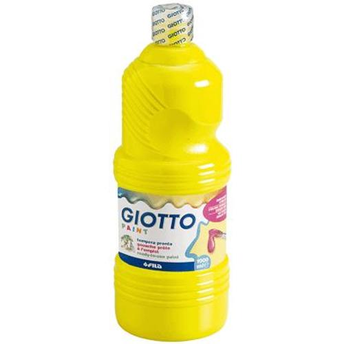 Gouache Liquide Giotto Jaune - Flacon 1l