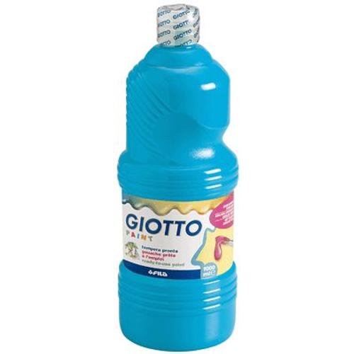 Gouache Liquide Giotto Cyan - Flacon 1l