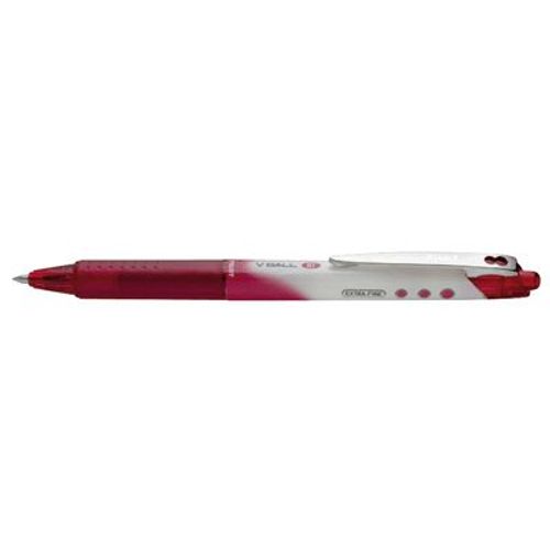 Roller V-Ball Retractable Encre Liquide 0.5mm Rouge