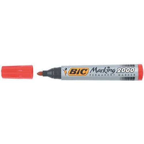 Marqueur Bic Pointe Ogive Rouge