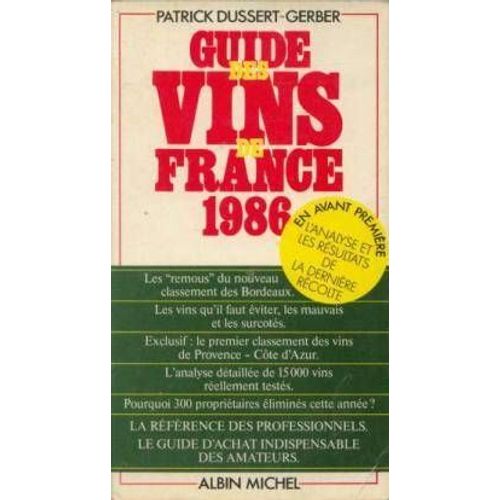 Guide Des Vins De France 1986