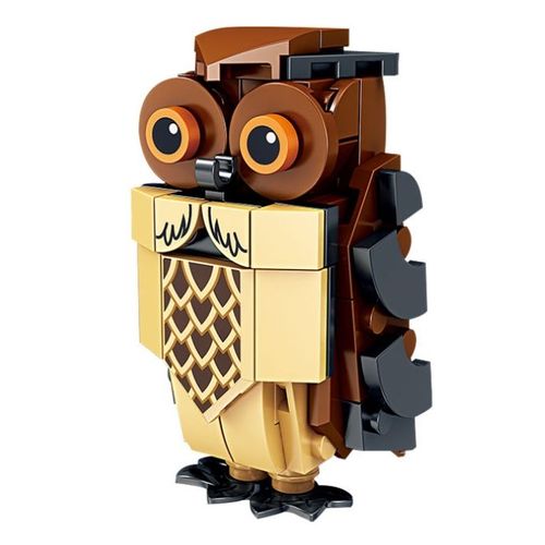 102 Pièces Pingouins Micro Blocs De Construction, Animal Mini Blocs De Briques Jouet Set